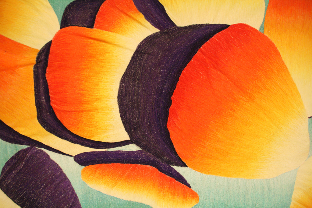 Gwen Lowery, Mussel Colony, detail, Solo Show, World of Threads Festival 2014.