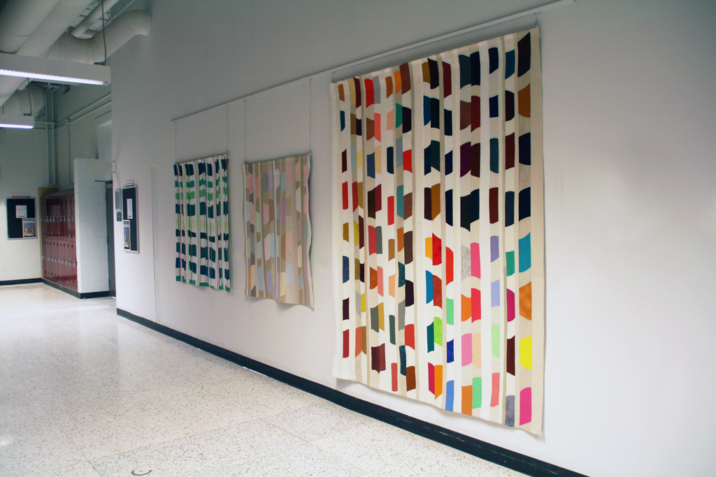 Installation view: Nancy Bardach, Solo Show, World of Threads Festival 2014.