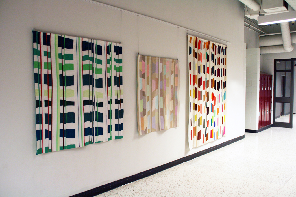 Installation view: Nancy Bardach, Solo Show, World of Threads Festival 2014.