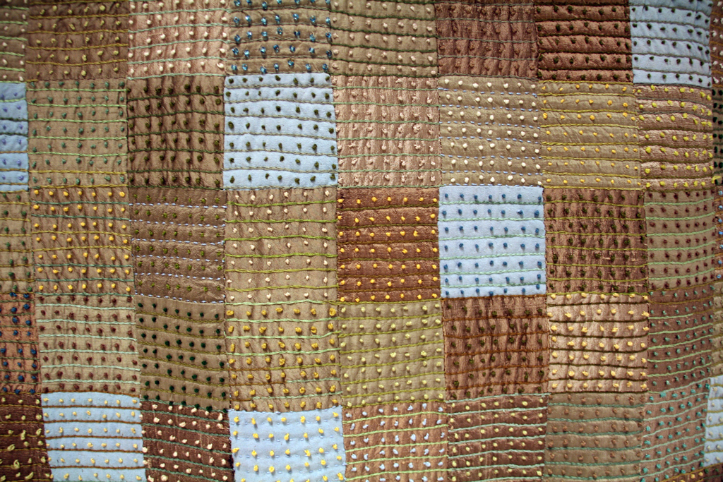 Judy Martin, Not to Know but to Go On, detail, Solo Show, World of Threads Festival 2014.