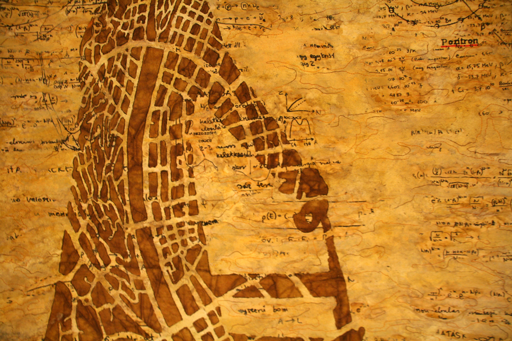 Eszter Bornemisza, Nuclear Spin, detail, Solo Shows, the World of Threads Festival 2014.