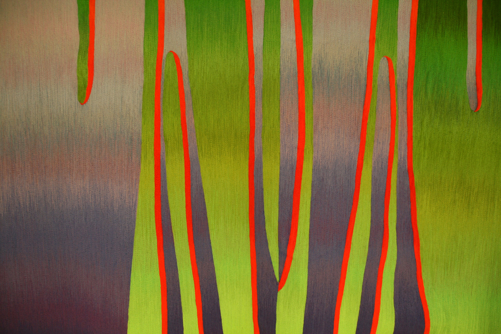 Gwen Lowery, Odd Pods, detail, Solo Show, World of Threads Festival 2014.