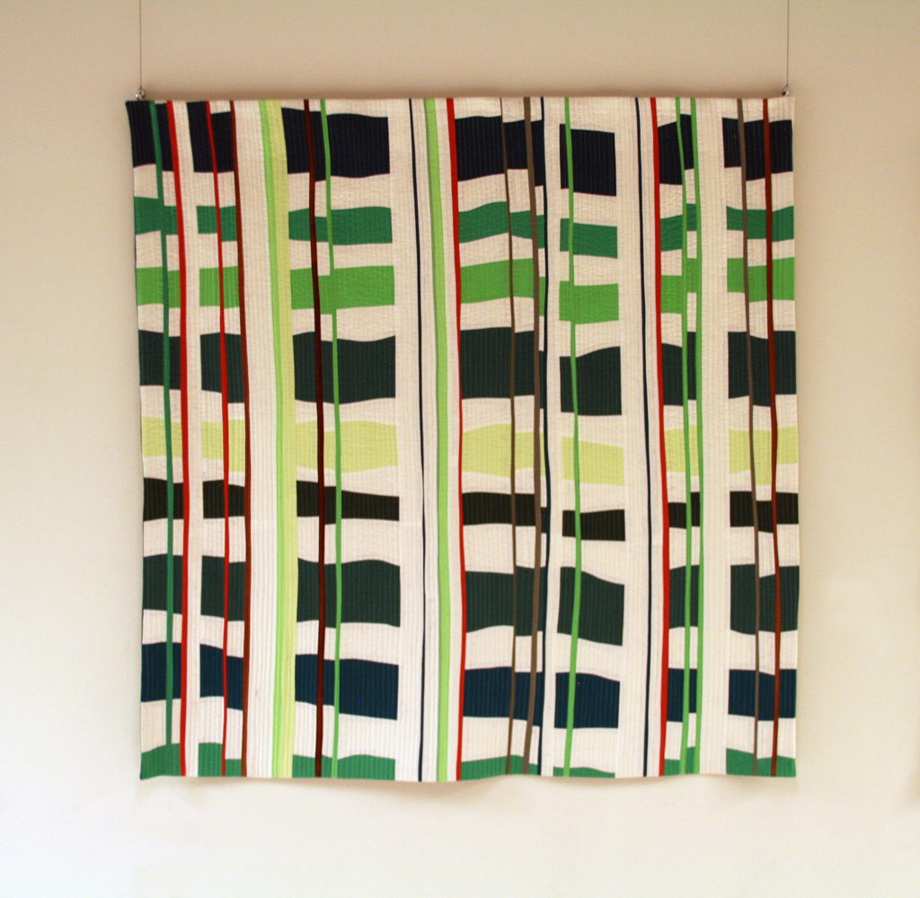 Nancy Bardach, Originating Greens, Solo Show, World of Threads Festival 2014.