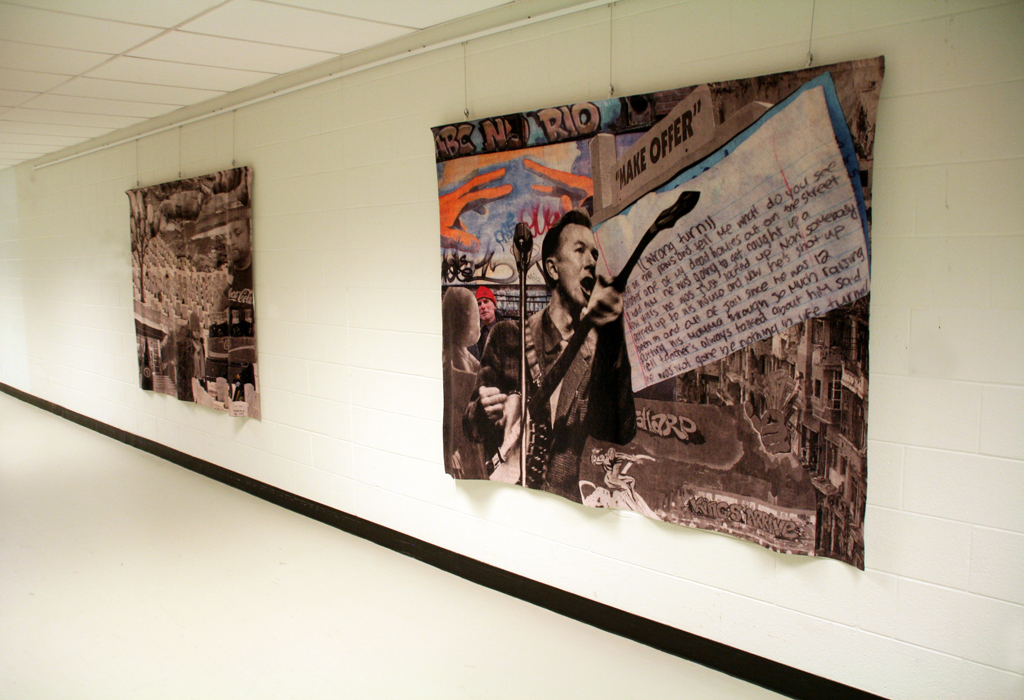 Installation view: Penny Mateer, Solo Show, World of Threads Festival 2014.