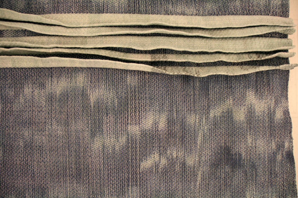 Sara Nordling, River, detail, Solo Show, World of Threads Festival 2014.