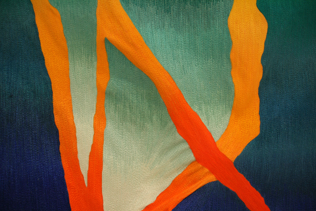 Gwen Lowery, Shaw Storm, detail, Solo Show, World of Threads Festival 2014.