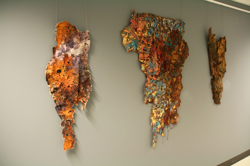 Installation view: Susan Hotchkis, Solo Show, World of Threads Festival 2014.