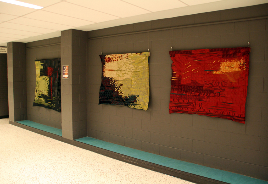 Installation view: Victoria Carley, Solo Show, World of Threads Festival 2014.