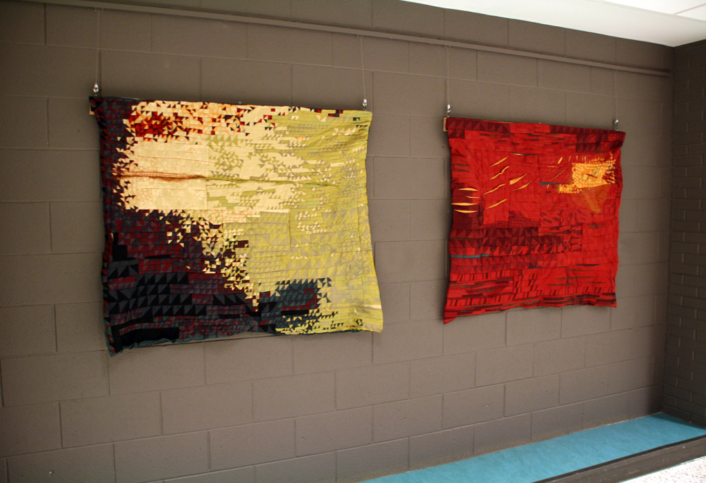 Installation view: Victoria Carley, Solo Show, World of Threads Festival 2014.