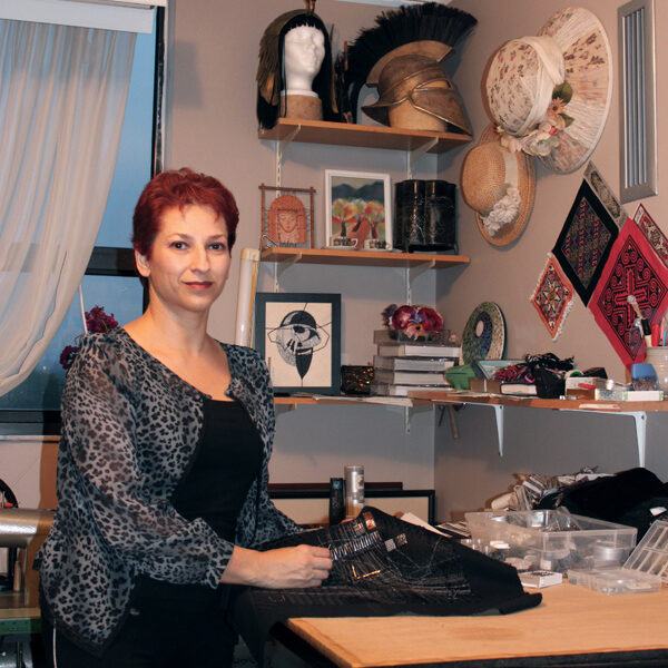 Milena Radeva in her studio.